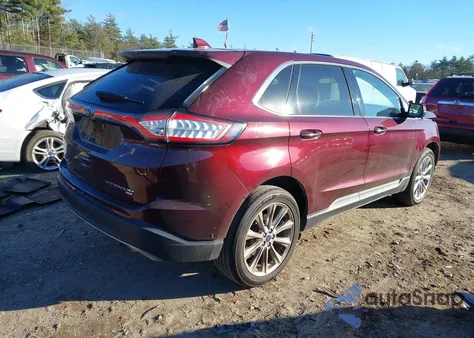 2017 Ford Edge Titanium from USA, damaged, VIN 2FMPK4K80HBC34342